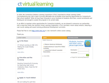 Tablet Screenshot of ctvirtuallearning.org